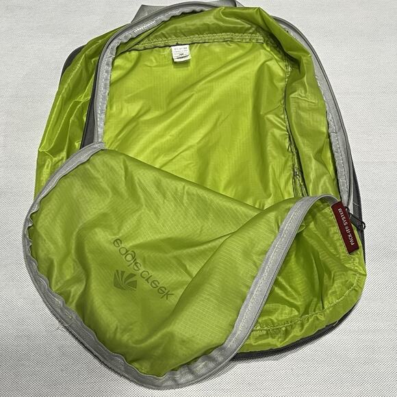 Eagle Creek Packing Cube 15x10 Neon Green Travel Bag Zip - Picture 6 of 6